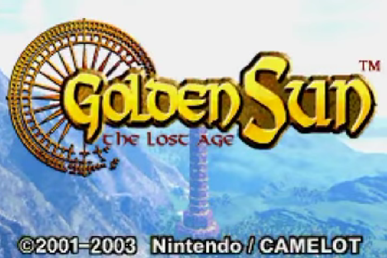 Golden Sun The Lost Age Title Screen